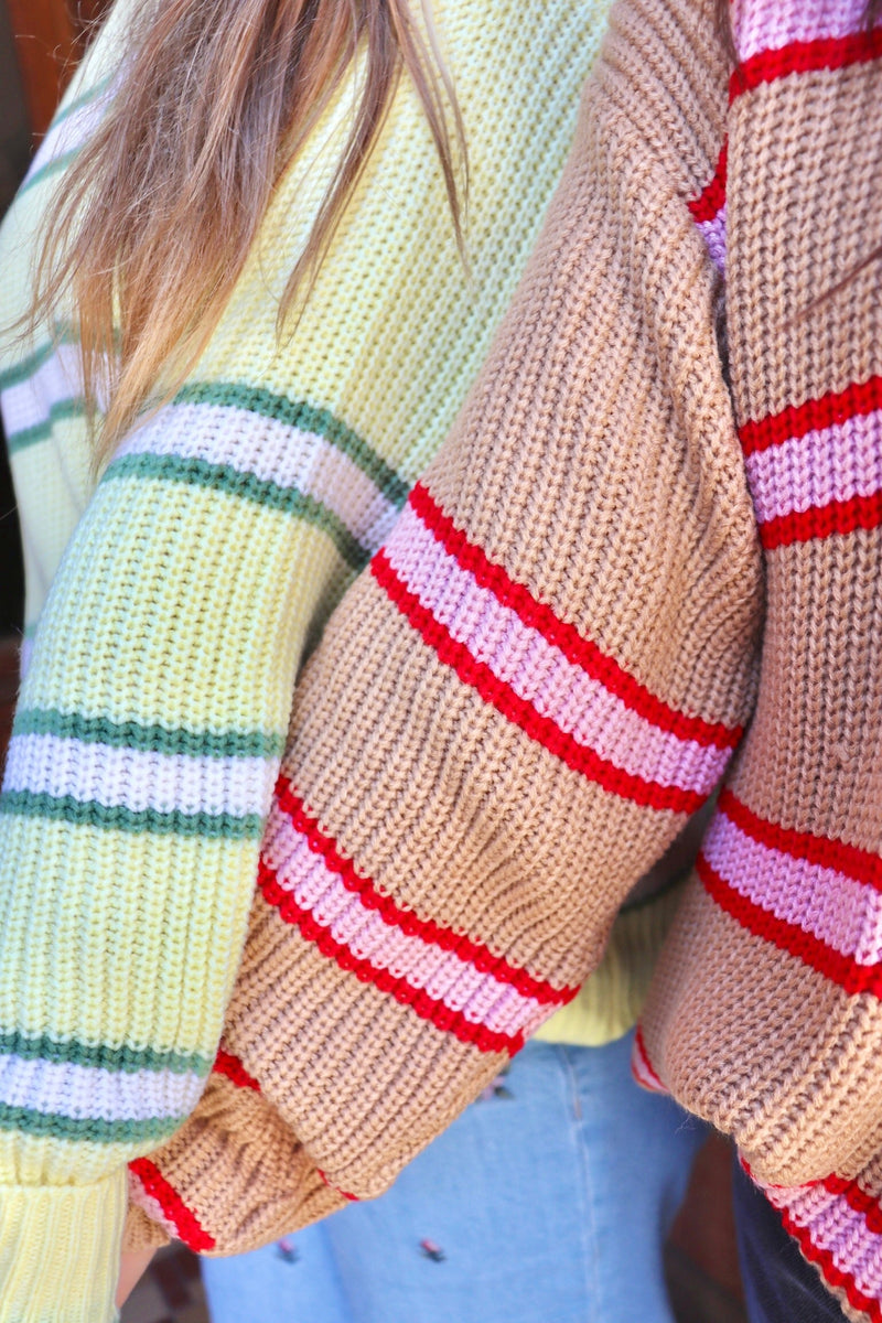 Haddie Stripe Sweaters TOPS Wishlist 