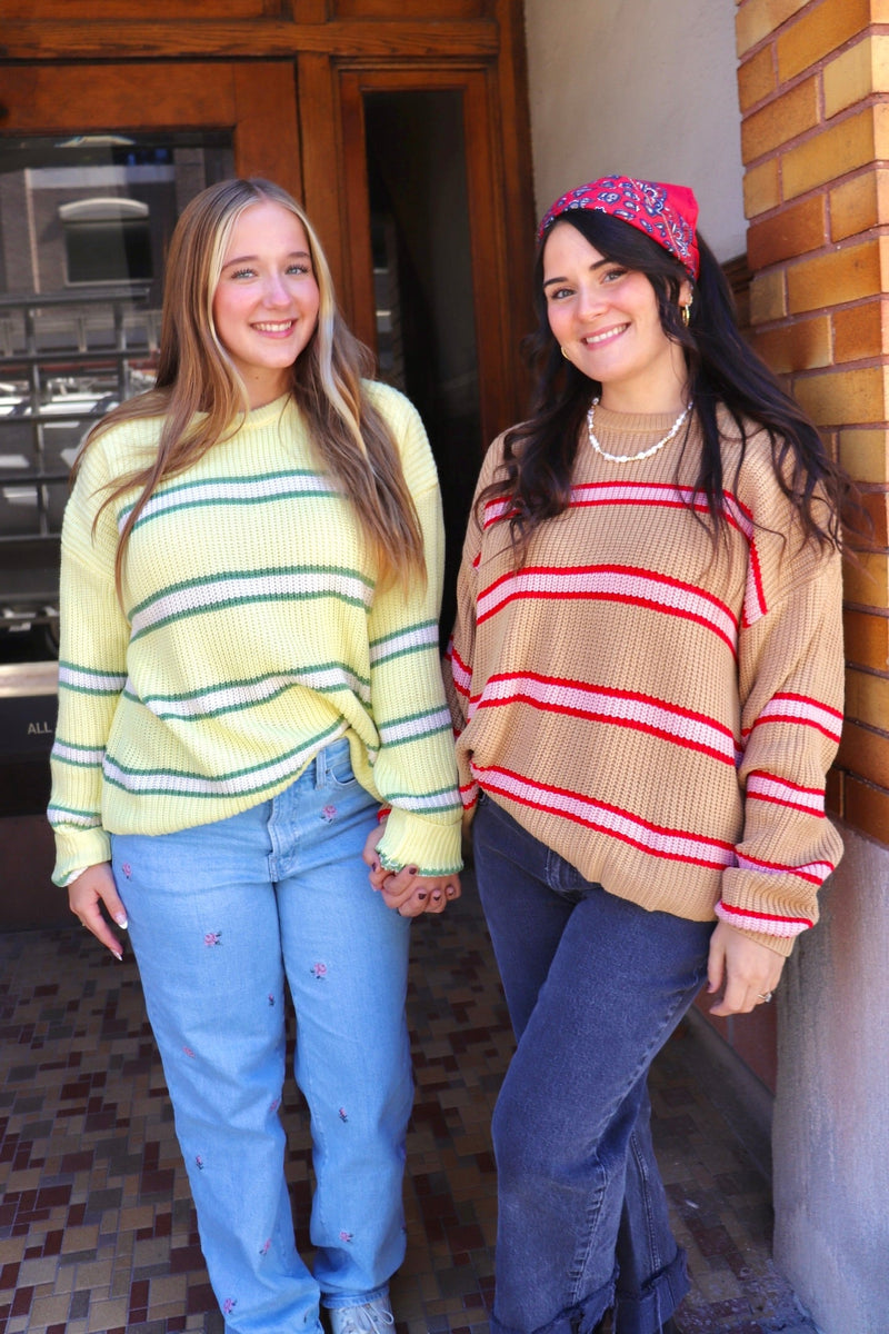 Haddie Stripe Sweaters TOPS Wishlist 