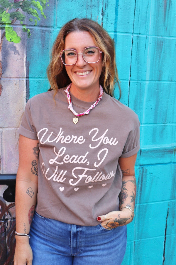 Where You Lead Tee TOPS Poppy + Pine 