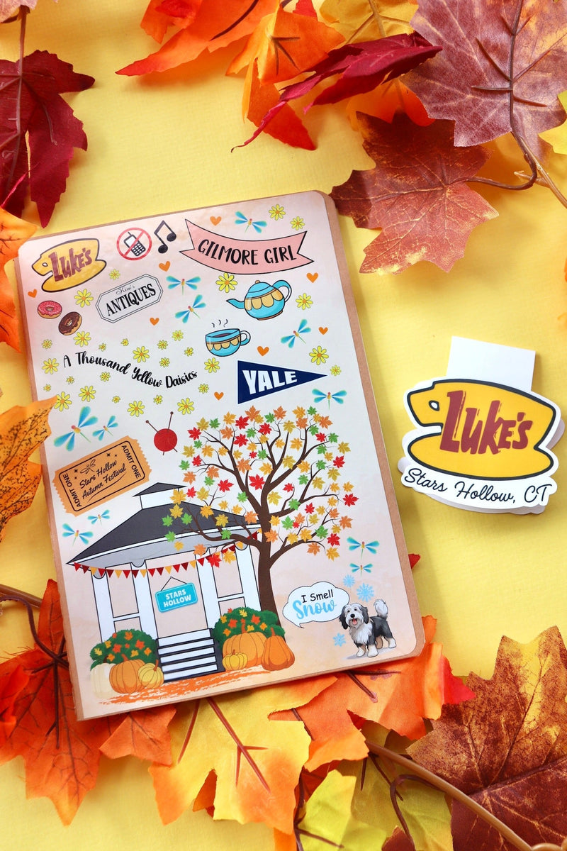 Gilmore Girls Journal + Bookmark Set GIFT COASTAL CREATORS 