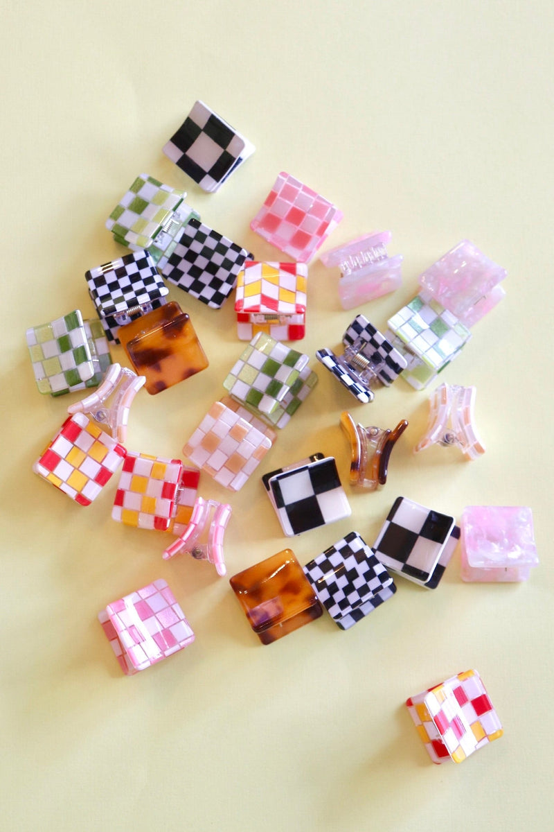 Mini Checkered Clips Wild Bohemian 