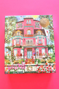 Gold Foil Victorian Home 1000 Piece Puzzle GIFT Chronicle Books 