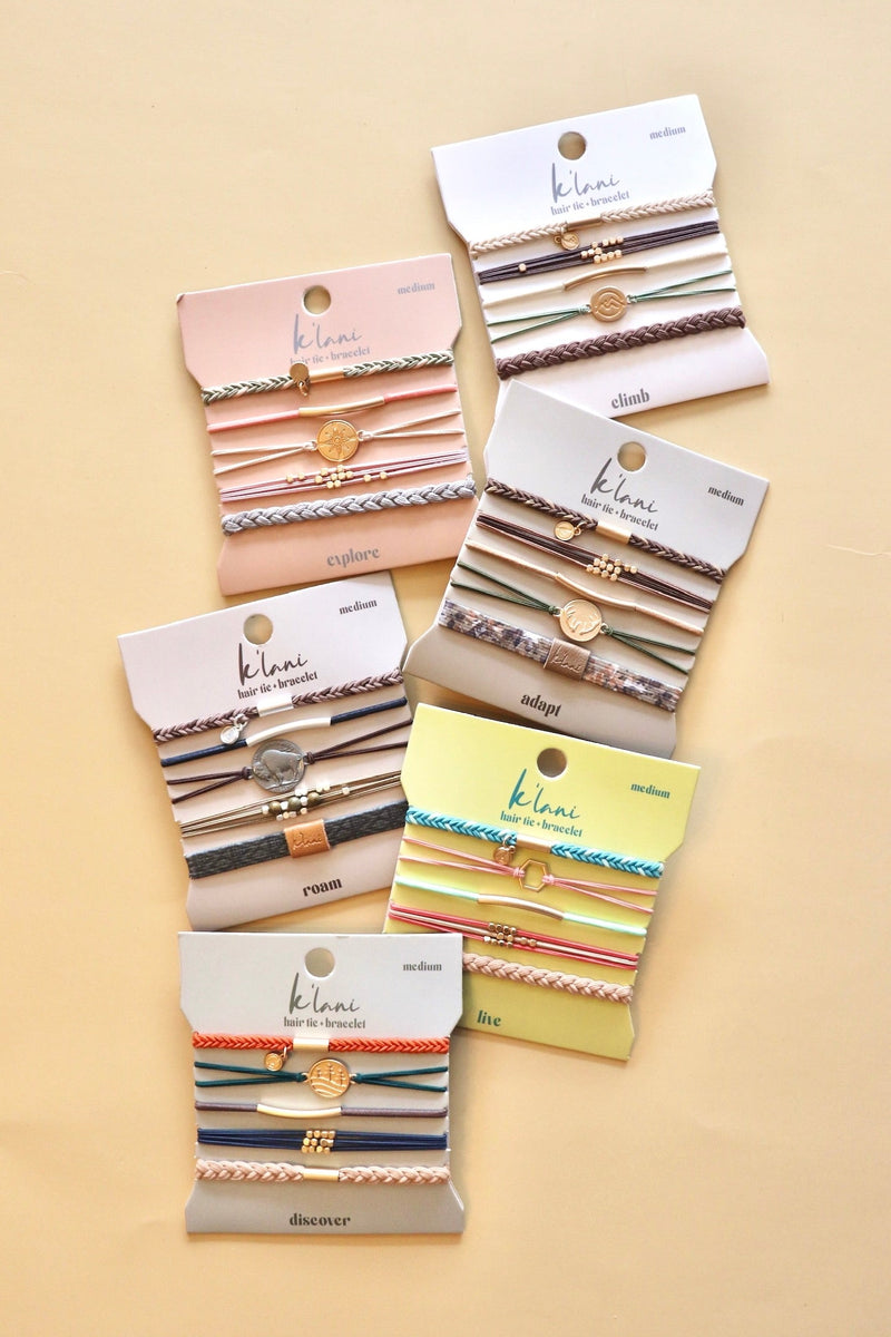 Hair Tie Bracelet Sets HAIR ACCESSORIES K'LANI 