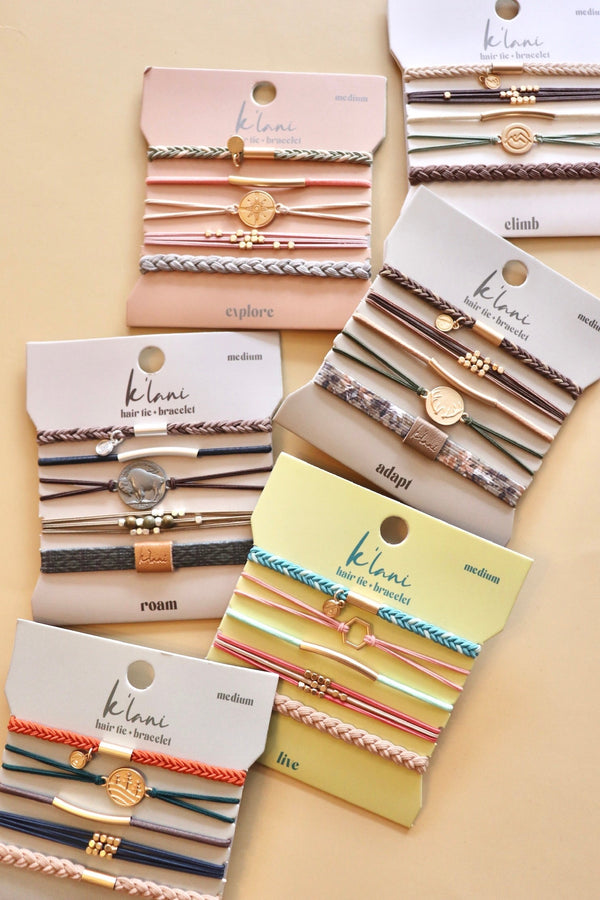 Hair Tie Bracelet Sets HAIR ACCESSORIES K'LANI 