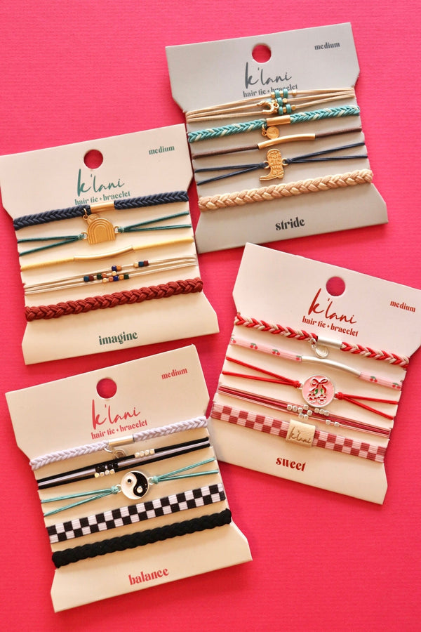 Hair Tie Bracelet Sets HAIR ACCESSORIES K'LANI 