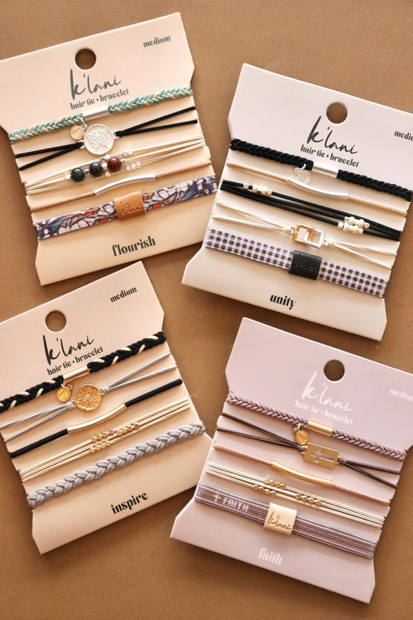Hair Tie Bracelet Sets HAIR ACCESSORIES K'LANI 
