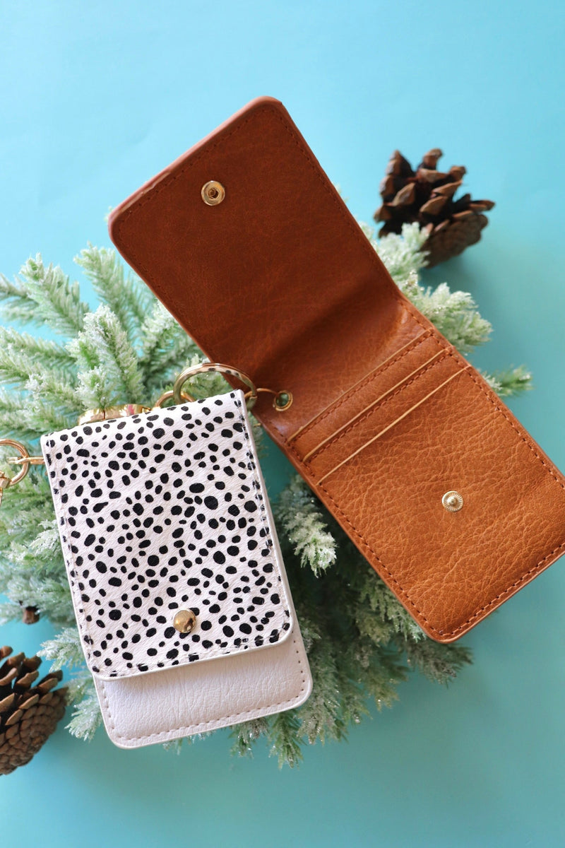 Animal Print Card Holder Keychain BAGS FREM 