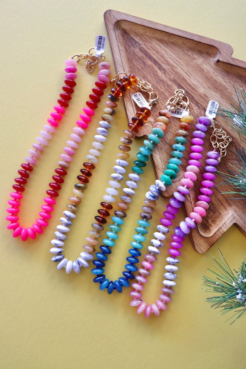 Ombre Resin Necklaces NECKLACES FREM 