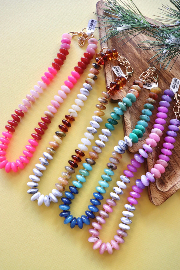 Ombre Resin Necklaces NECKLACES FREM 