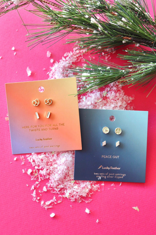 Earring Sets EARRINGS Lucky Feather 