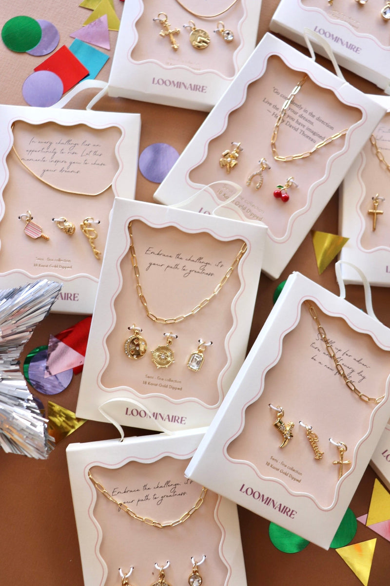 18k Gold Dipped Charm Necklace Kits NECKLACES FREM 