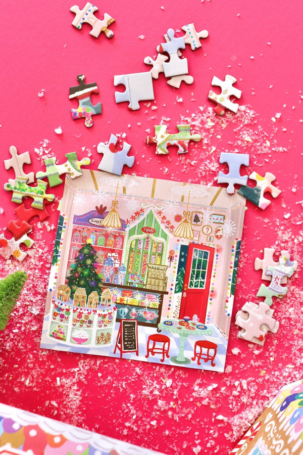 Gingerbread Cottage 500 Piece Puzzle GIFT Chronicle Books 