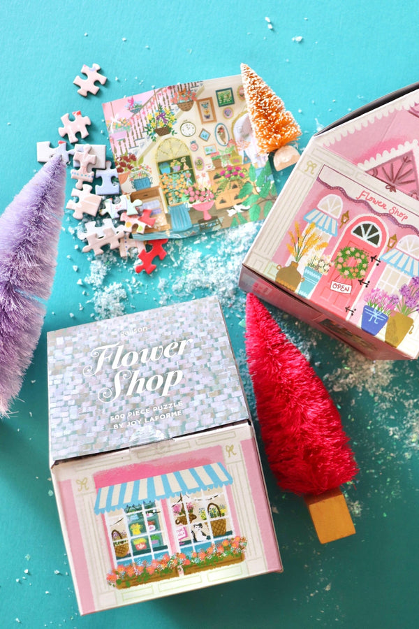 Flower Shop 500 Piece Puzzle GIFT Chronicle Books 