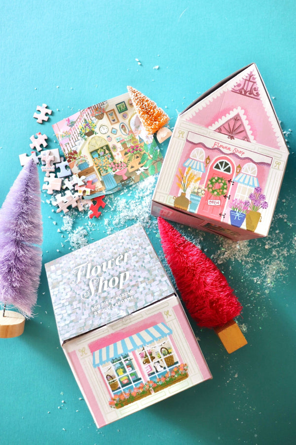 Flower Shop 500 Piece Puzzle GIFT Chronicle Books 