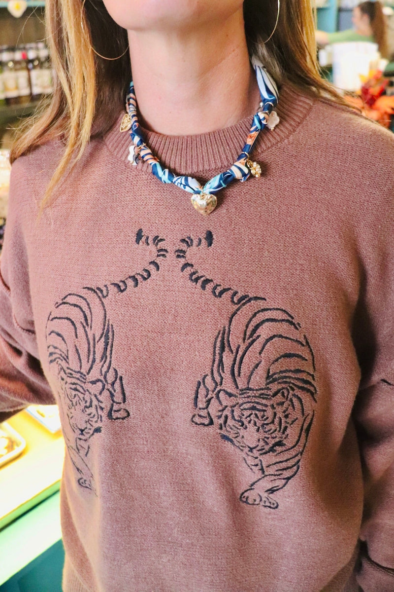 Tiger Pullover Sweater TOPS Promesa 