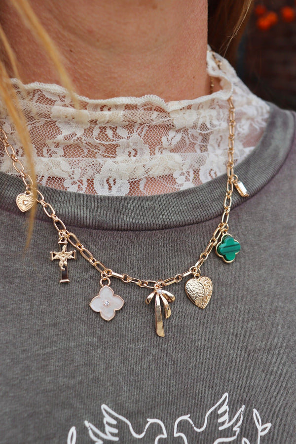 Lady Luck Charm Necklace NECKLACES Josslyn 