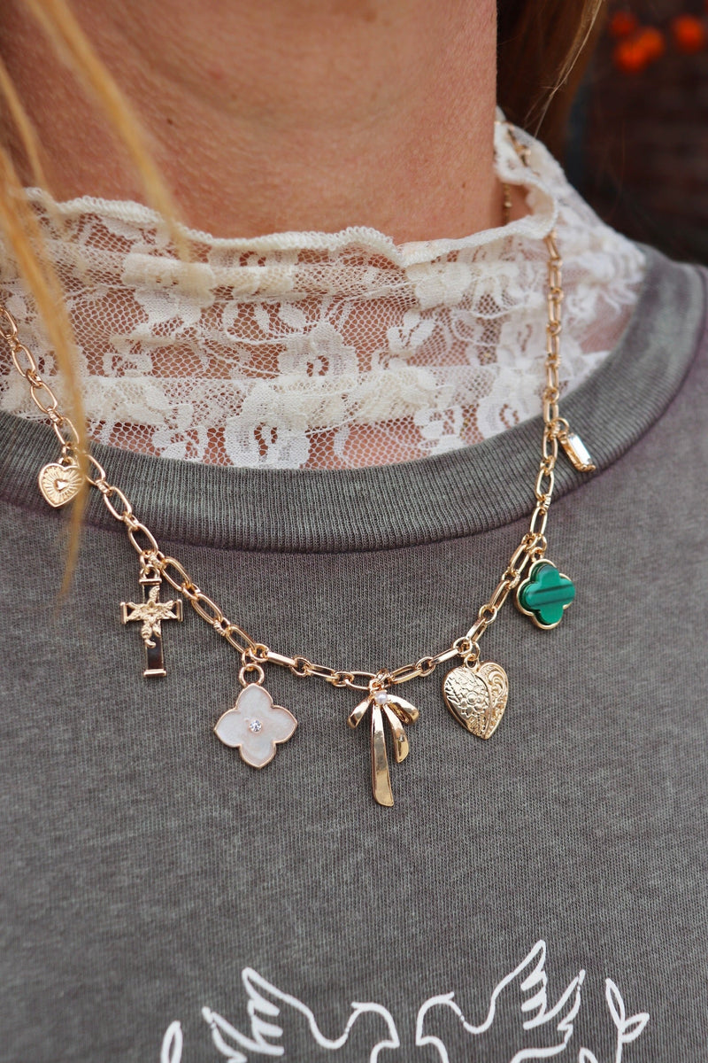 Lady Luck Charm Necklace NECKLACES Josslyn 