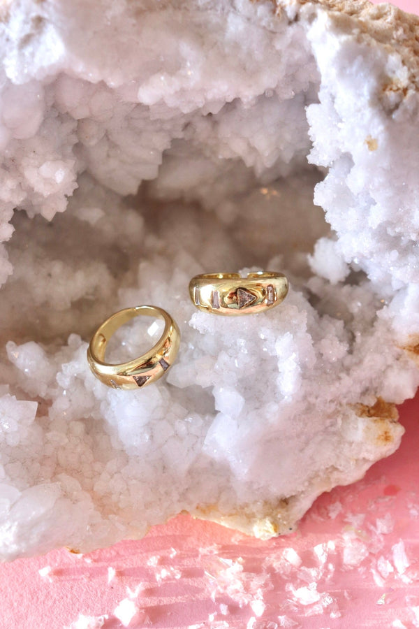 Gold Filled "Media" Gemstone Ring RING Aim Eternal 