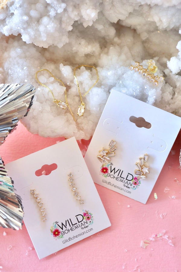 Tarnish Resistant Rhinestone Earrings EARRINGS Aim Eternal 