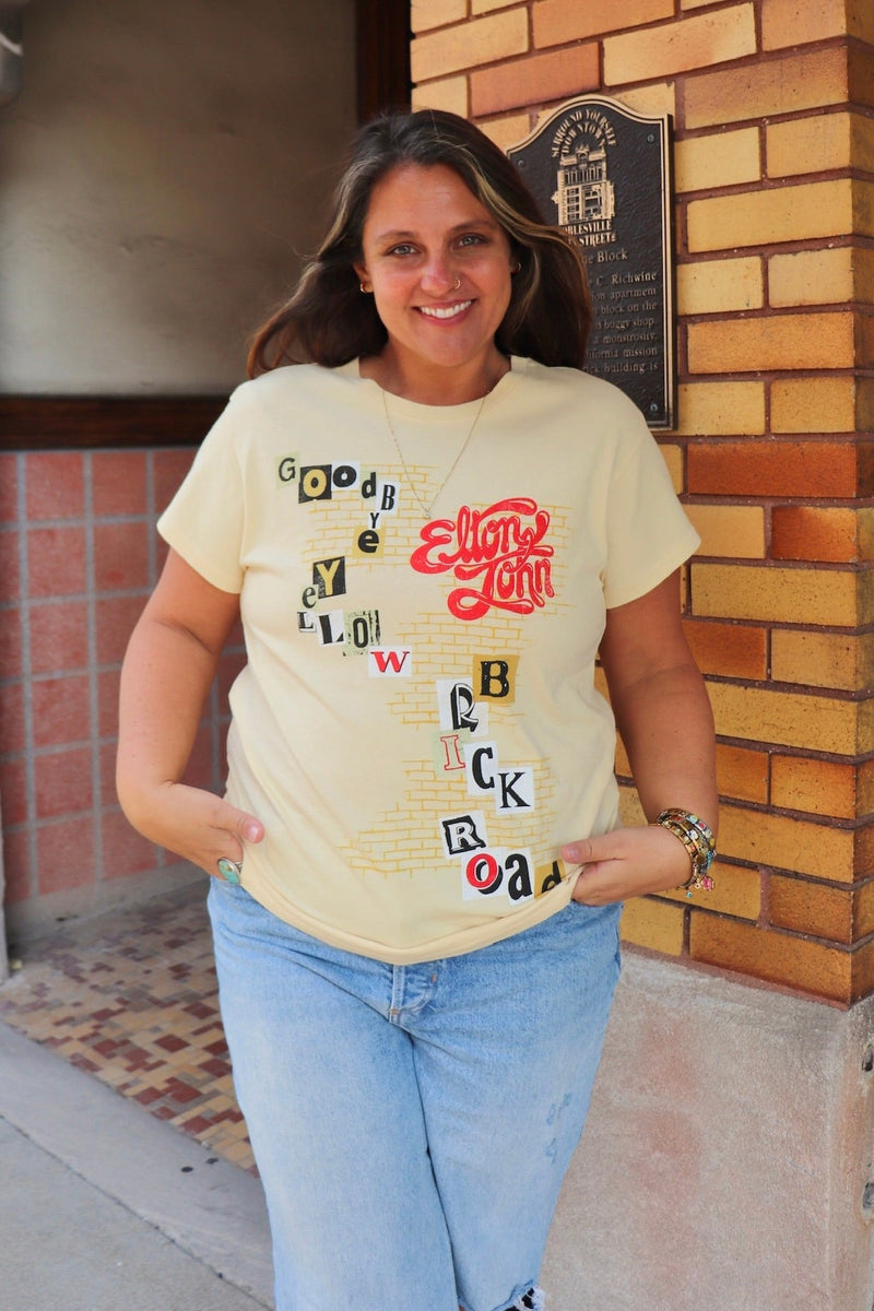 Elton John "Goodbye Yellow Brick Road" Tour Tee - Daydreamer Graphics Daydreamer LA 
