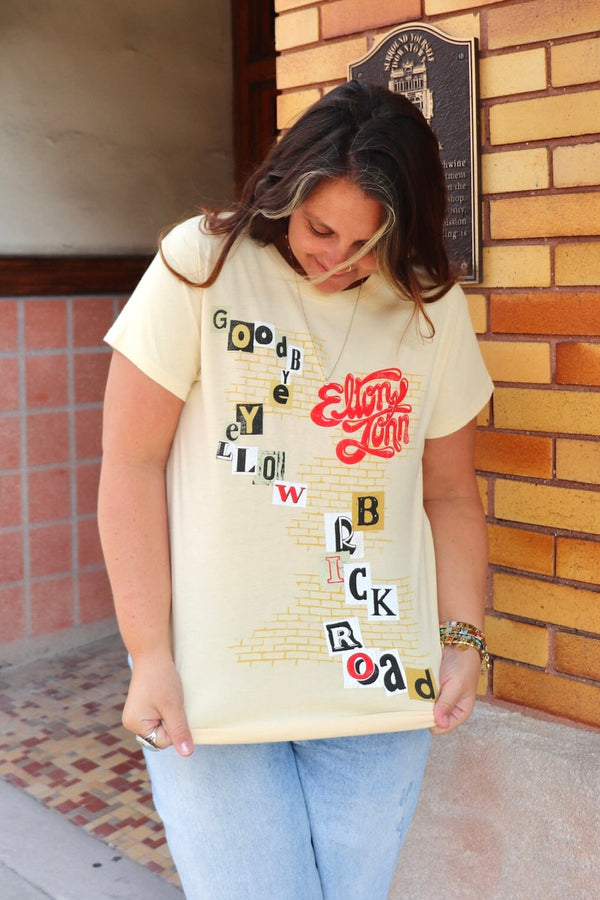 Elton John "Goodbye Yellow Brick Road" Tour Tee - Daydreamer Graphics Daydreamer LA 