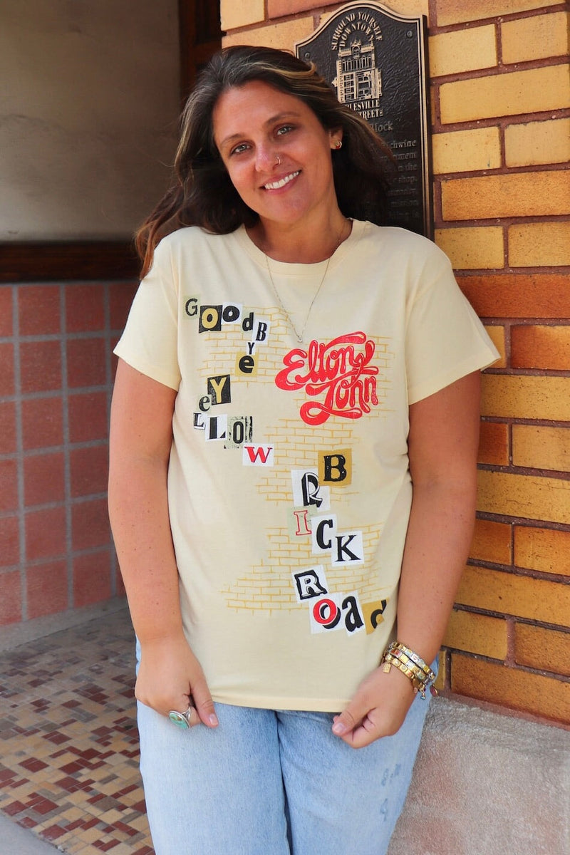 Elton John "Goodbye Yellow Brick Road" Tour Tee - Daydreamer Graphics Daydreamer LA 