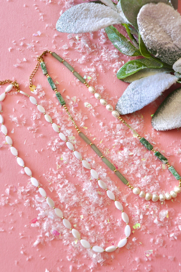 Gold Filled Jade Necklaces NECKLACES Aim Eternal 