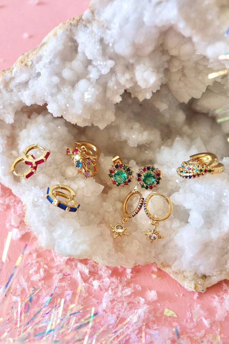 Tarnish Resistant Jewel Tone Earrings EARRINGS Aim Eternal 