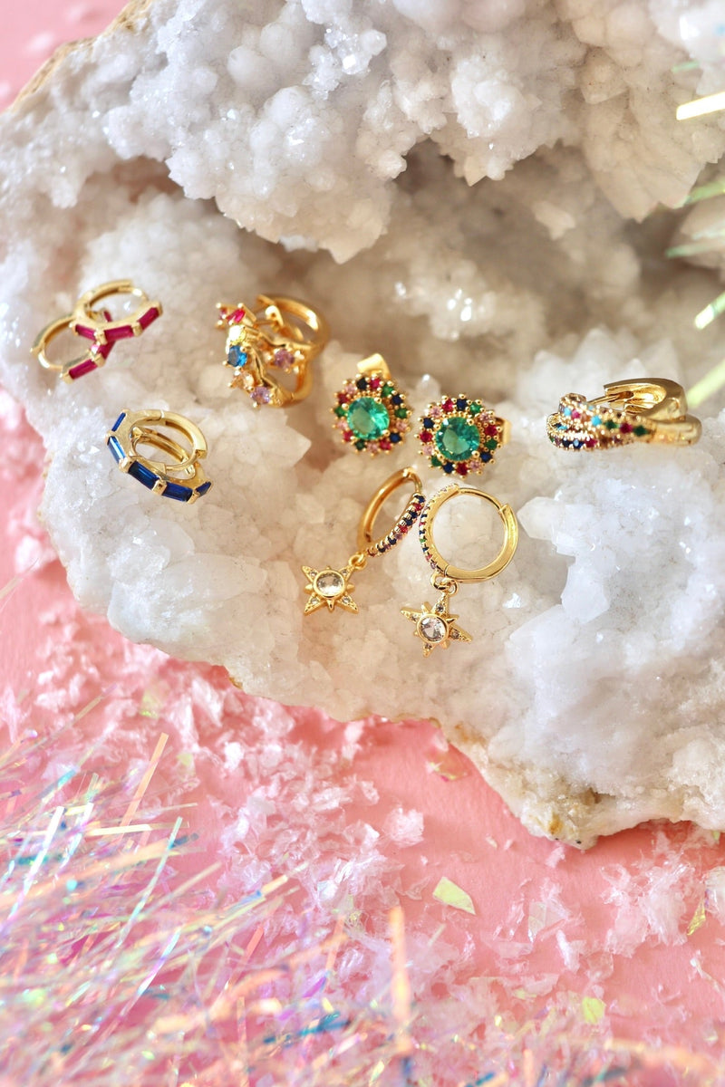 Tarnish Resistant Jewel Tone Earrings EARRINGS Aim Eternal 