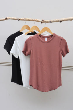 Ribbed Knit Tees | 3 Colors Wild Bohemian 