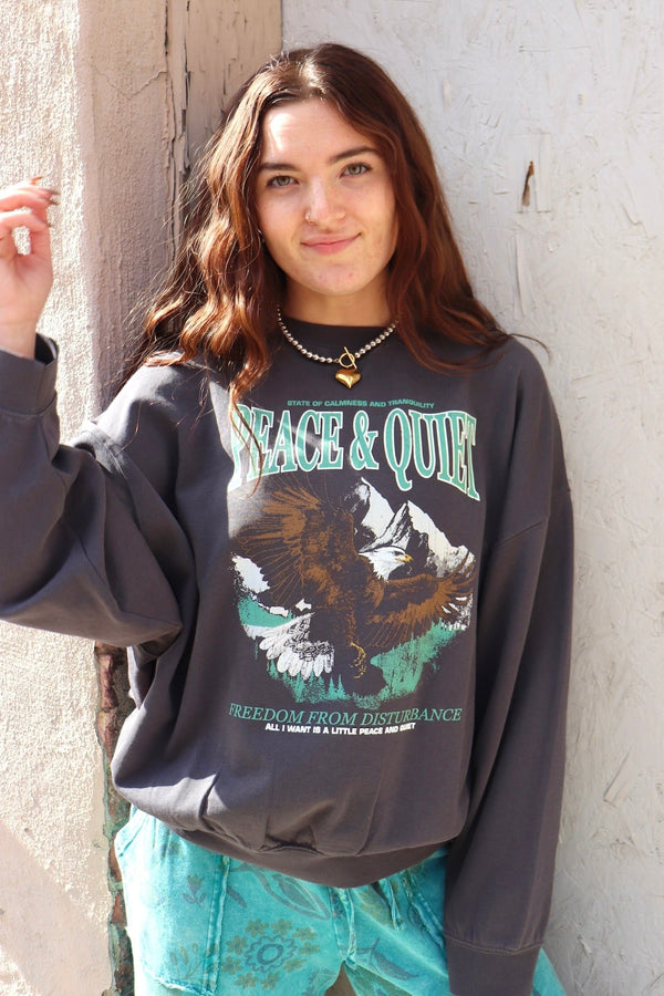 Peace & Quiet Sweatshirt TOPS Promesa 