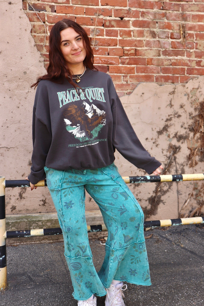 Elena Floral Sweatpants PANTS Easel 