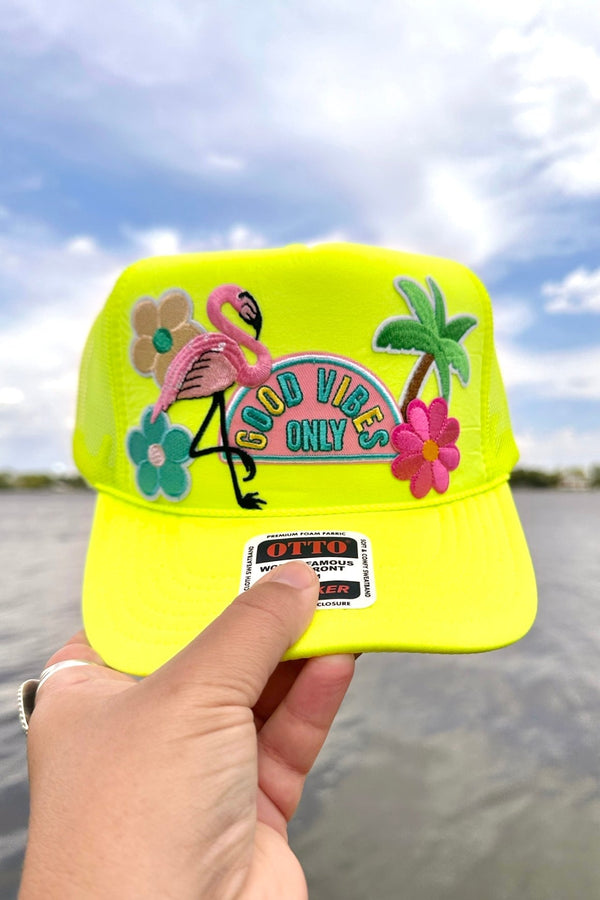 ONE OF A KIND “Island Vibes" Trucker Hat Wild Bohemian 
