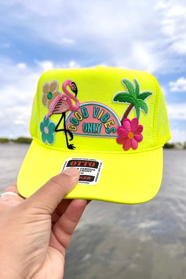 ONE OF A KIND “Island Vibes" Trucker Hat Wild Bohemian 