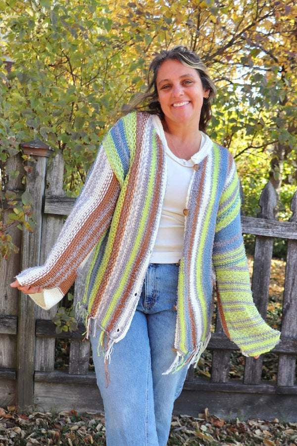 Lime Rickey Cardigan OUTERWEARS Easel 