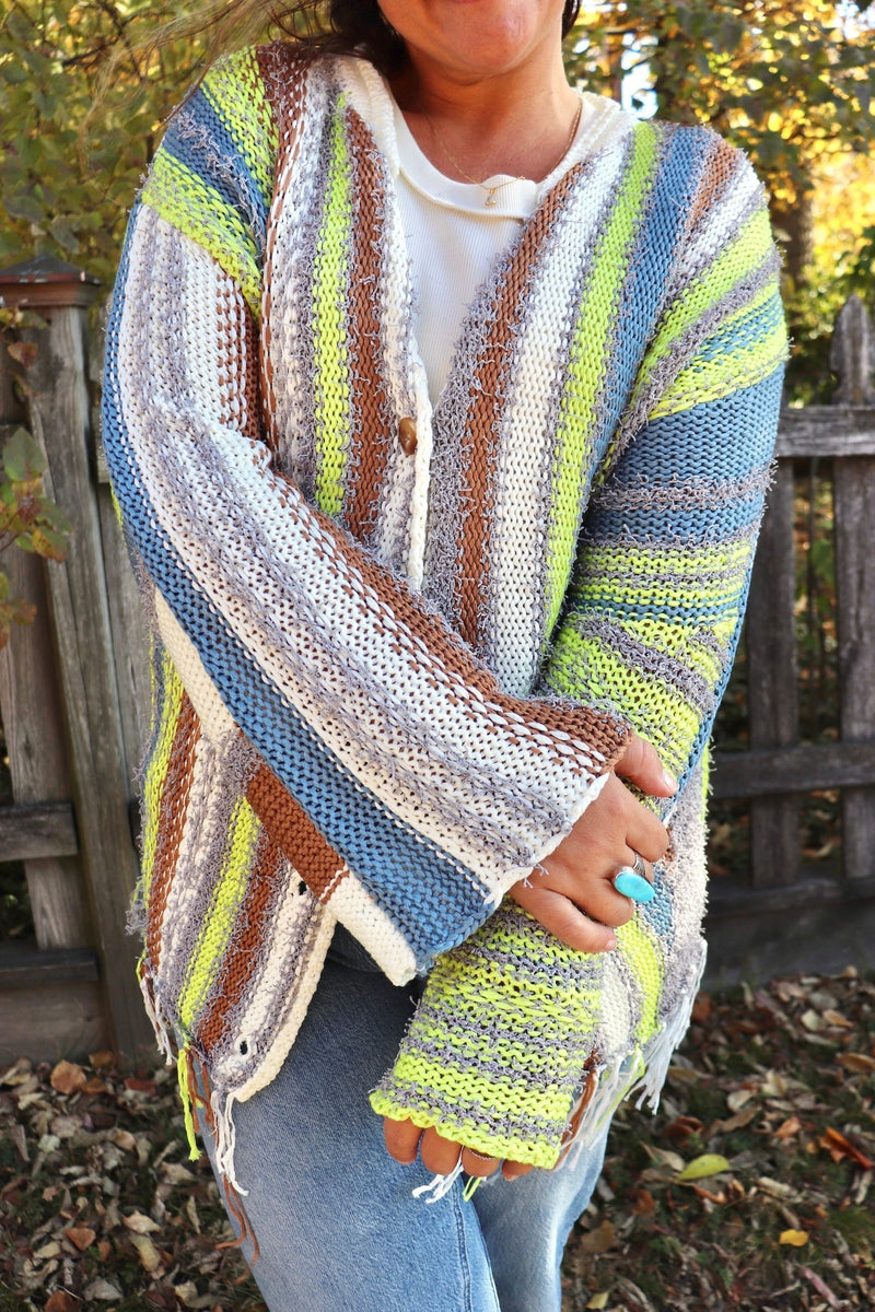 Lime Rickey Cardigan OUTERWEARS Easel 