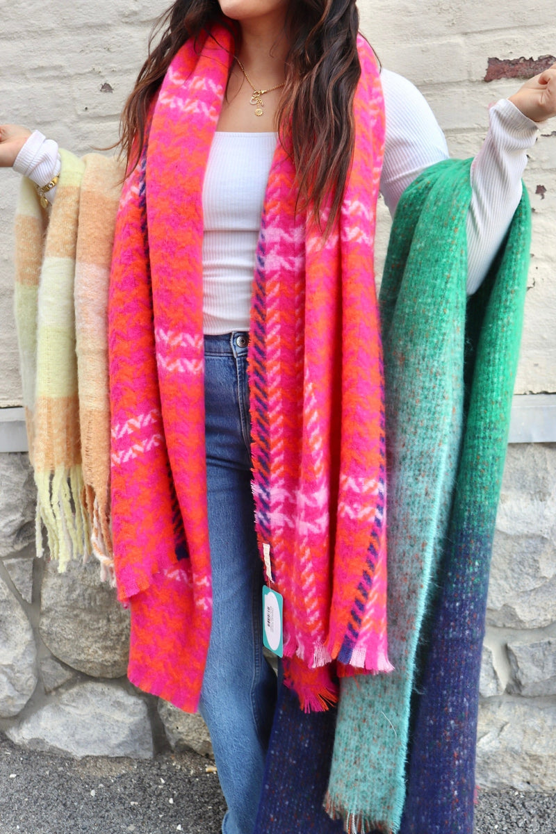 Oversized Scarves WINTER WEAR SHIRALEAH 