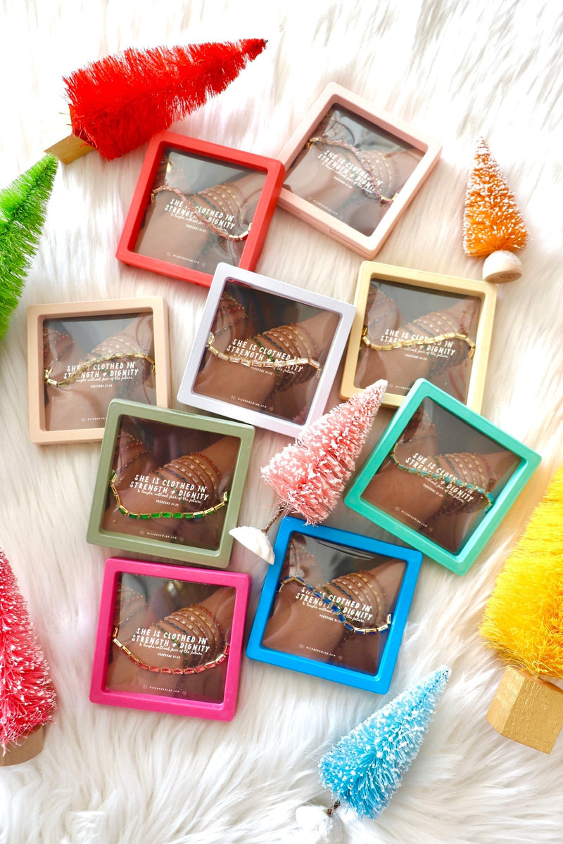 18k Gold Plated Baguette Bracelets BRACELETS Yiwu Shiqi 