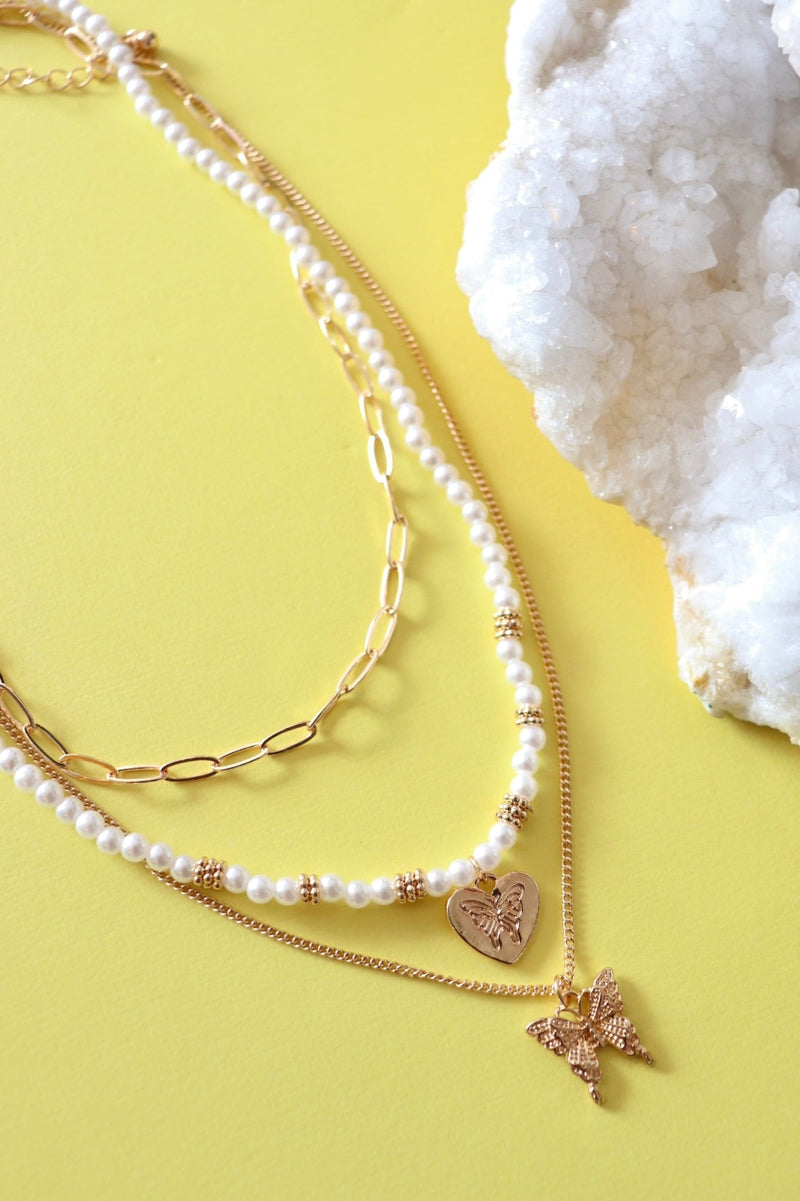 Trendy Multilayered Necklaces NECKLACES Josslyn 