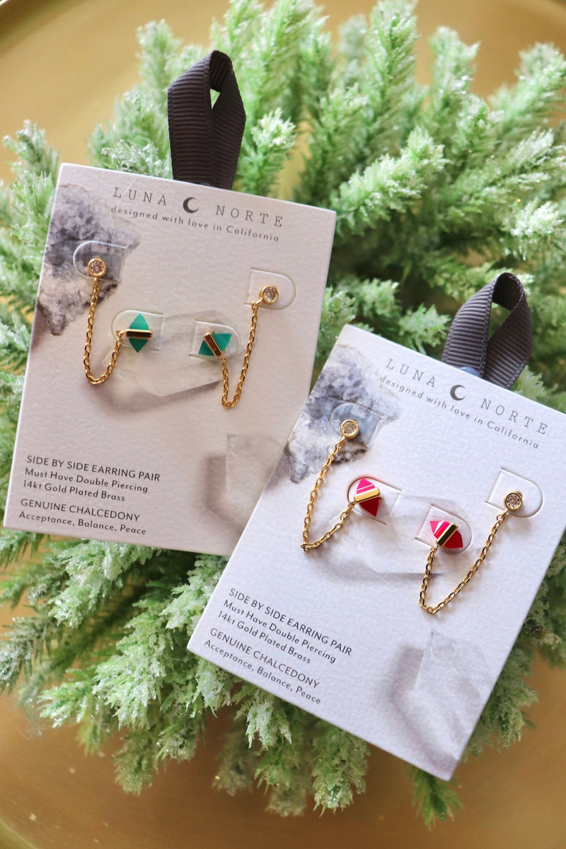 Midnight Serenade Double Pierced Earrings EARRINGS Luna Norte 