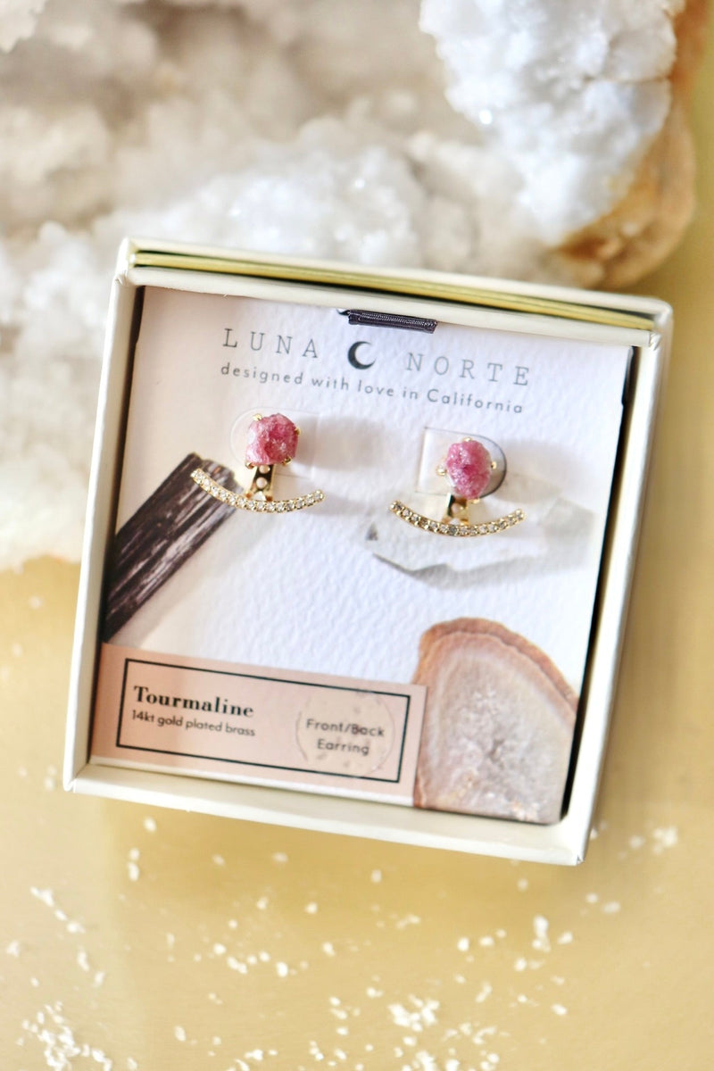 Twinkle Tourmaline Earrings EARRINGS Luna Norte 