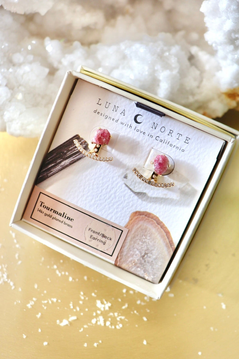 Twinkle Tourmaline Earrings EARRINGS Luna Norte 
