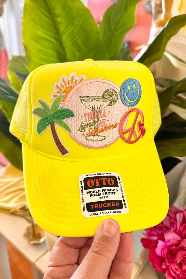 ONE OF A KIND "Tequila & Sunshine" Trucker Hat Wild Bohemian 