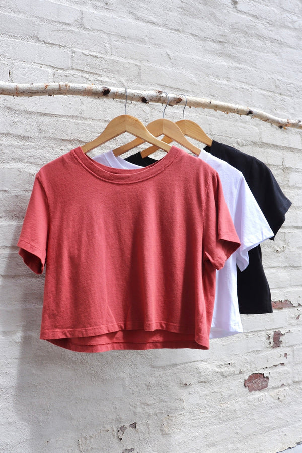 Mineral Wash Crop Tees - 3 Colors Wild Bohemian 