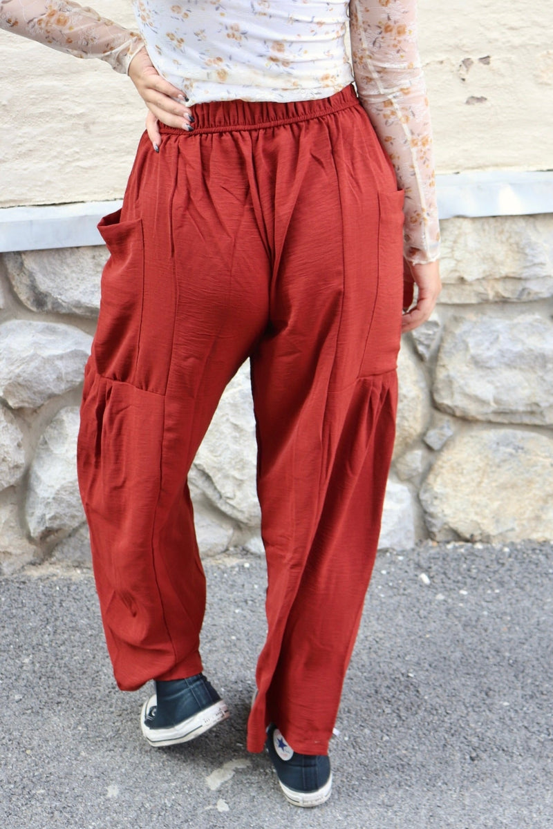 Allie Pants in French Roast Wild Bohemian 