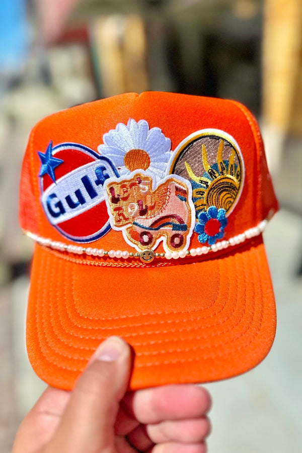 ONE OF A KIND “Gulf Oil” Trucker Hat Wild Bohemian 