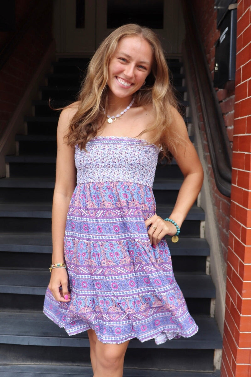 Violet Convertible Tube Dress Wild Bohemian Violet Convertible Tube Dress Wild Bohemian