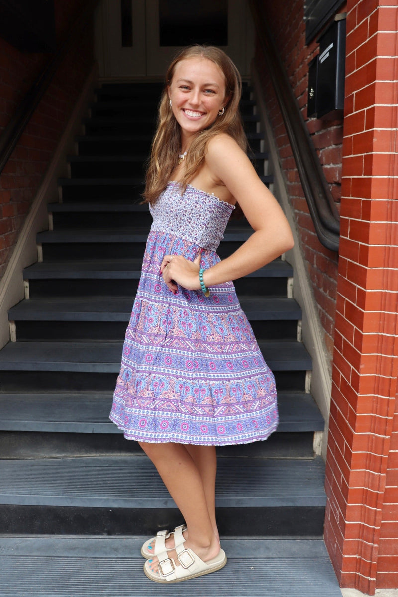 Violet Convertible Tube Dress Wild Bohemian Violet Convertible Tube Dress Wild Bohemian