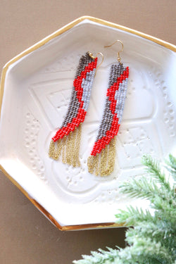 Fair Trade Rio Fringe Earrings Wild Bohemian 