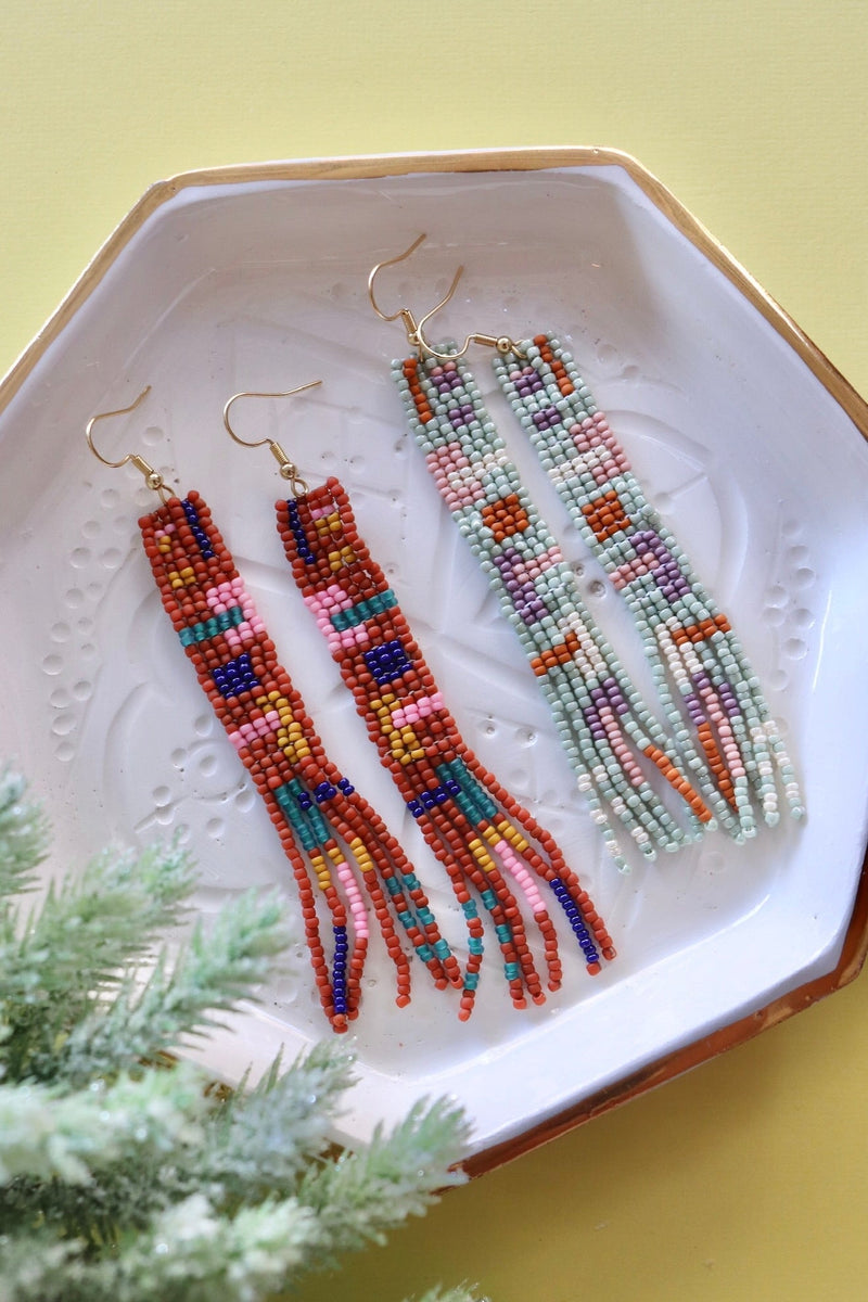 Fair Trade Cuadra Fringe Earrings Wild Bohemian 